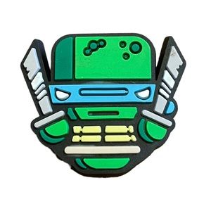 Leonardo Teenage Mutant Ninja Turtle Croc Charm